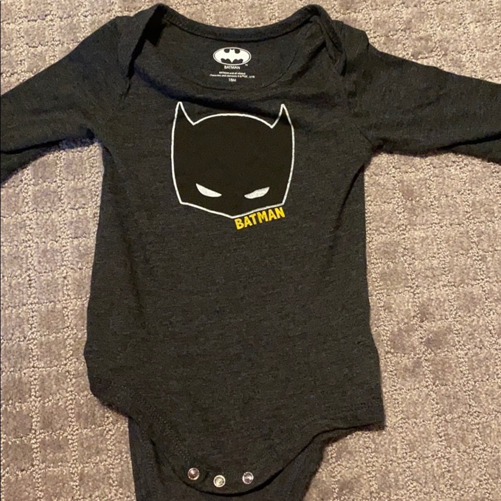 Batman long sleeve onesie